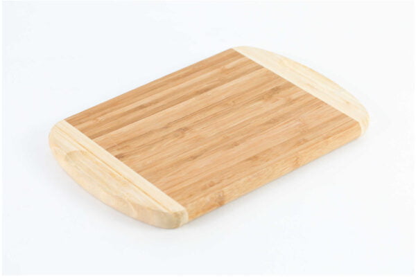 Rectangular cutting board with rounded corners