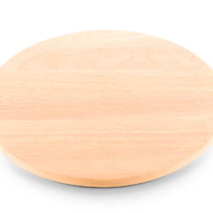 Round light wood lazy susan