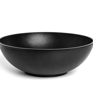 Cast iron wok with two side handles