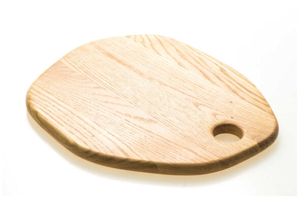Unique shaped wooden serving board or cutting board